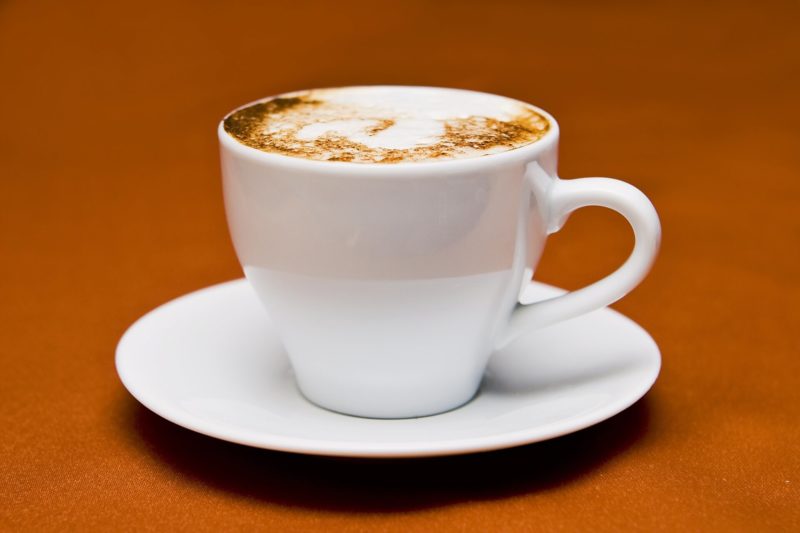 A cup of cappuccino, a delicious espresso beverage