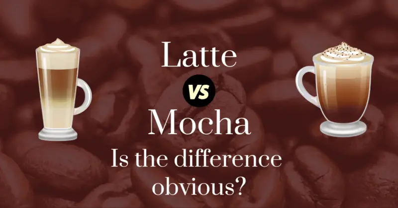 Latte vs mocha: Is the difference obvious?