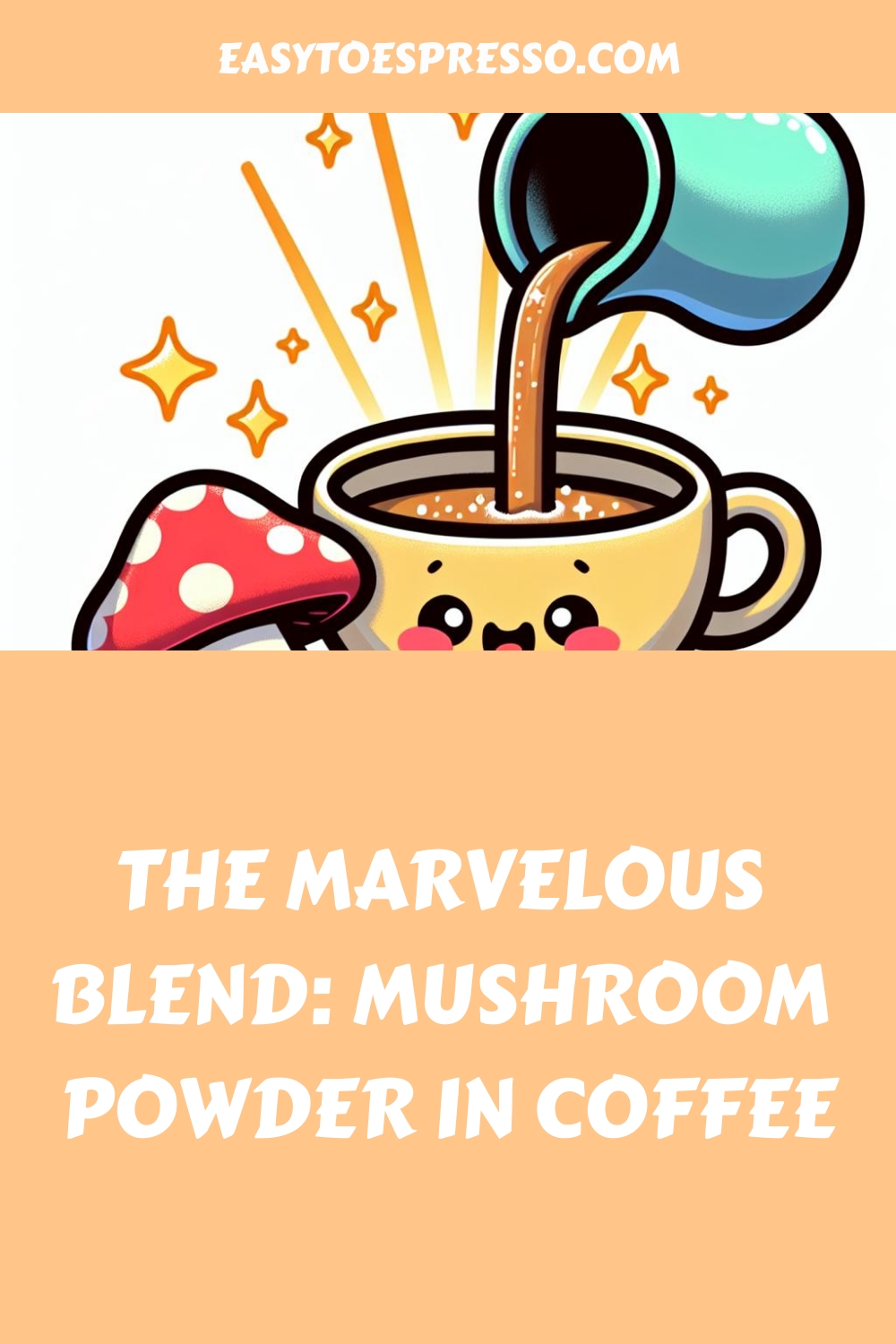 The Marvelous Blend Mushroom Powder in Coffee generated pin 5189