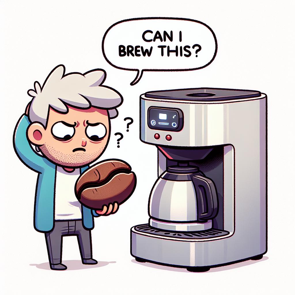 can you brew whole bean coffee