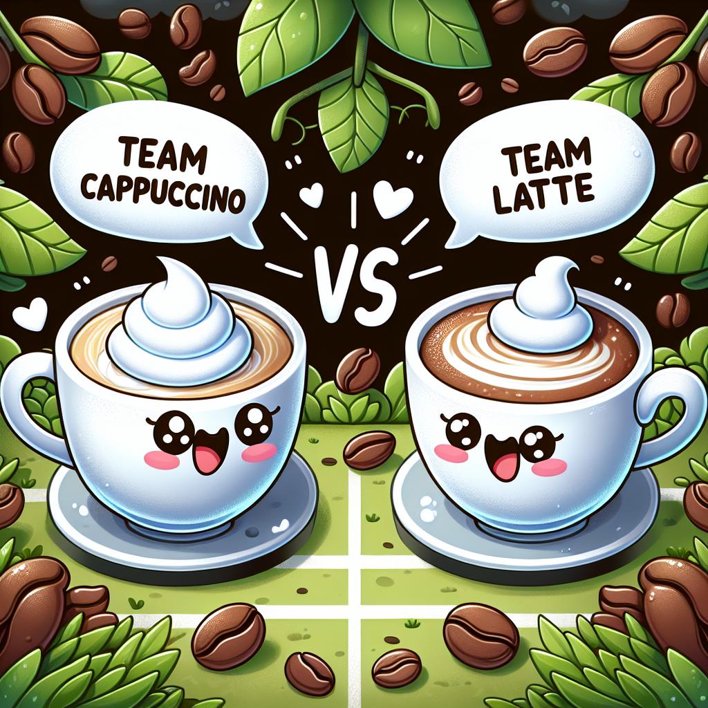 cappuccino vs latte