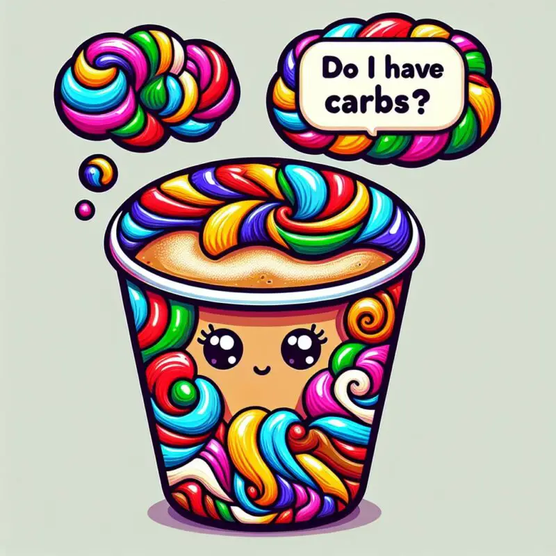 does flavored coffee have carbs