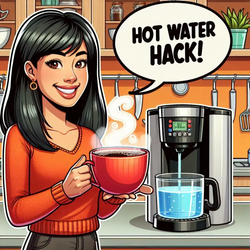 how to get hot water from keurig