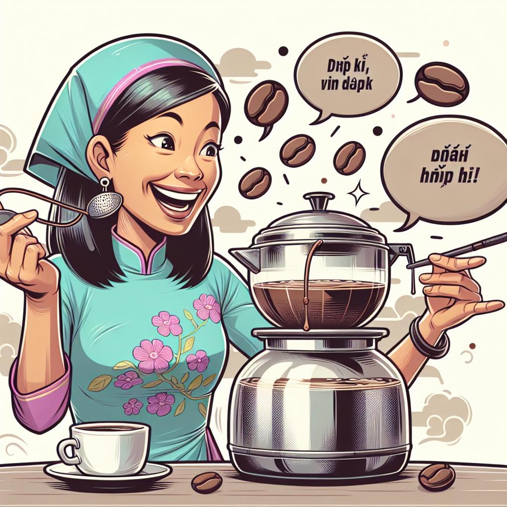 how to use a vietnamese coffee maker