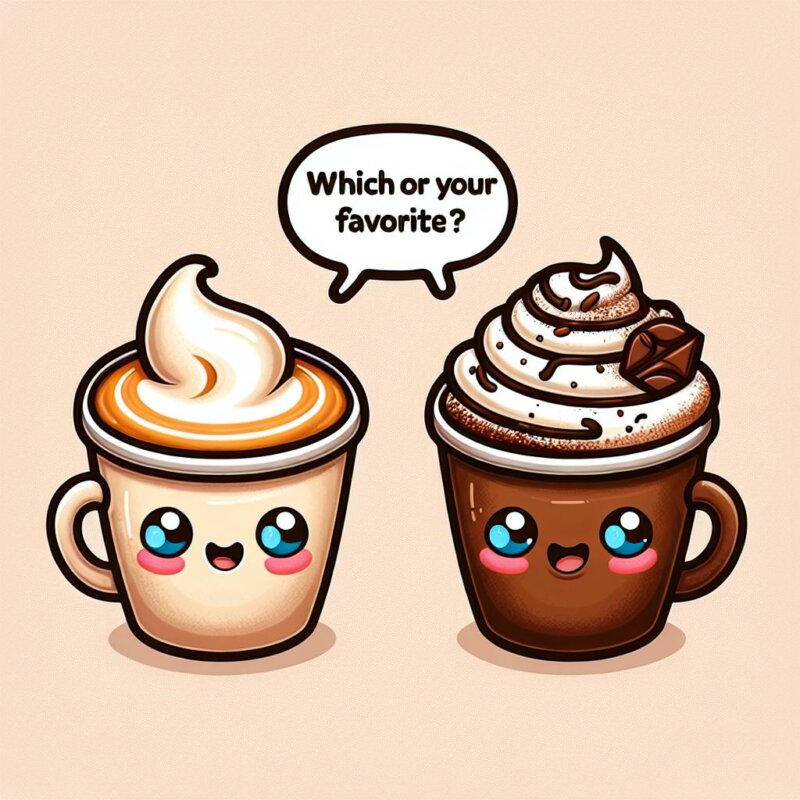 latte vs mocha