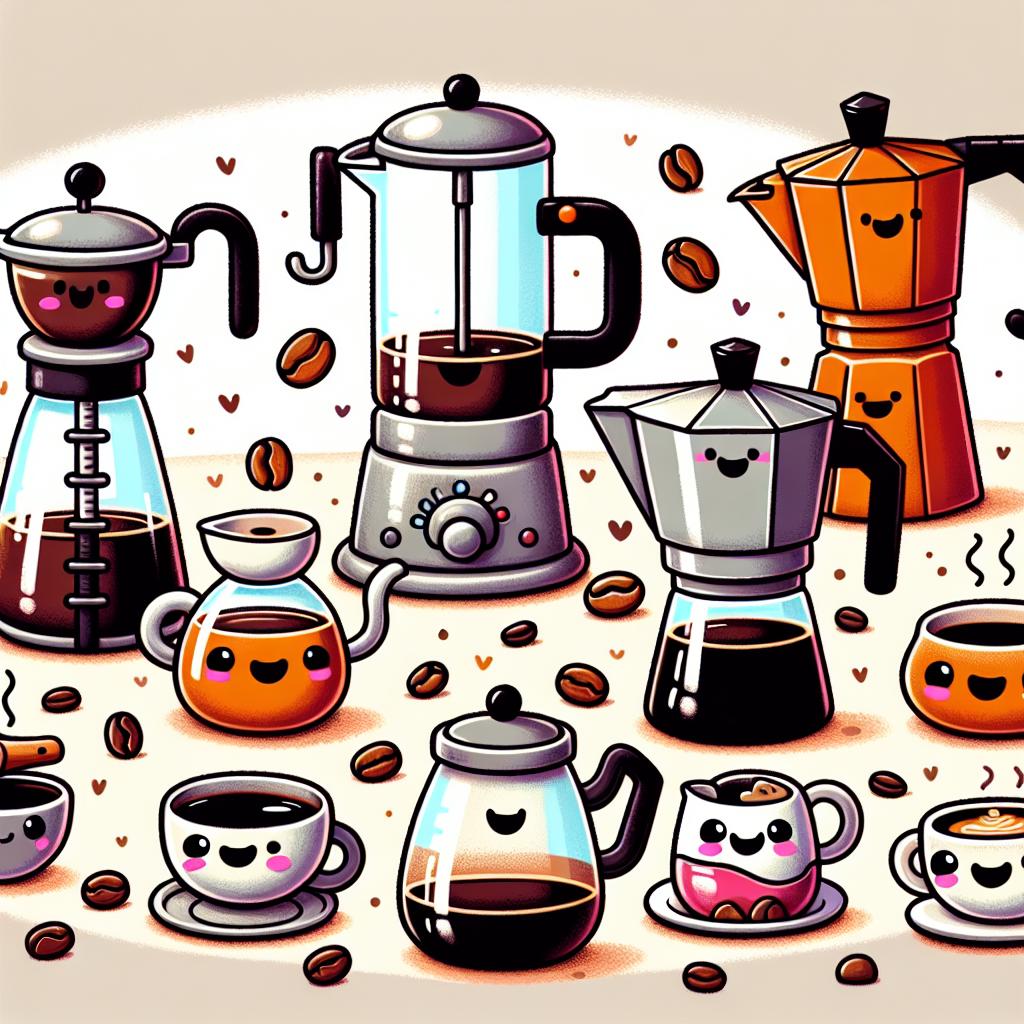 types of coffee makers